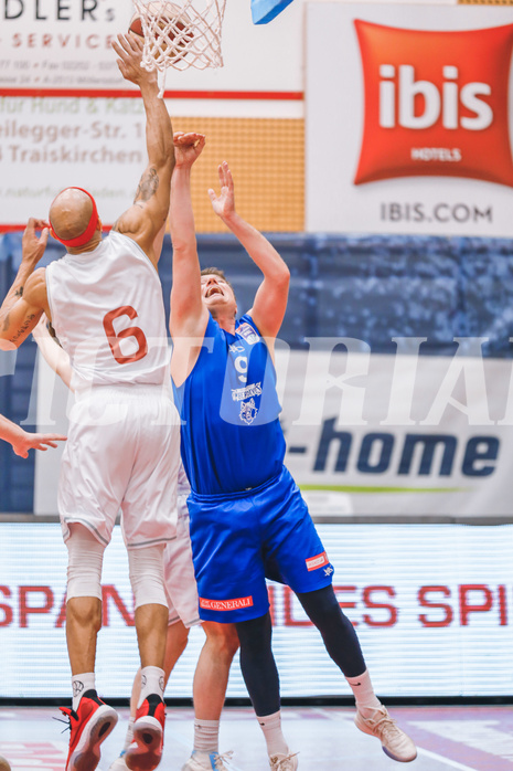 Basketball Basketball Superliga 2020/21, Grunddurchgang 17.Runde Traiskirchen Lions vs. D.C. Timberwolves 
