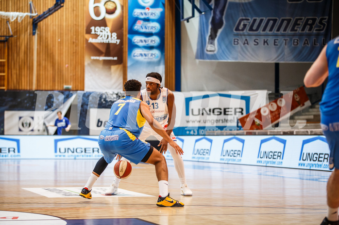 Basketball, bet-at-home Basketball Superliga 2020/21, Grunddurchgang 6. Runde, Oberwart Gunners, St. Pölten, Quincy Diggs (13)