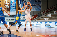 Basketball, bet-at-home Basketball Superliga 2020/21, Grunddurchgang 6. Runde, Oberwart Gunners, St. Pölten, Laurence Alexander (4)
