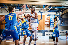 Basketball, bet-at-home Basketball Superliga 2020/21, Grunddurchgang, 6. Runde, Oberwart Gunners, SKN St. Pölten Basketball, Lawrence Alexander (4)