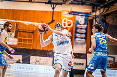 Basketball, bet-at-home Basketball Superliga 2020/21, Grunddurchgang, 6. Runde, Oberwart Gunners, SKN St. Pölten Basketball, Sebastian Käferle (7)