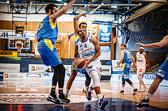 Basketball, bet-at-home Basketball Superliga 2020/21, Grunddurchgang, 6. Runde, Oberwart Gunners, SKN St. Pölten Basketball, Lawrence Alexander (4)