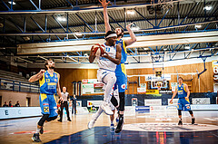 Basketball, bet-at-home Basketball Superliga 2020/21, Grunddurchgang, 6. Runde, Oberwart Gunners, SKN St. Pölten Basketball, Quincy Diggs (13)