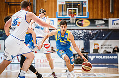 Basketball, bet-at-home Basketball Superliga 2020/21, Grunddurchgang 6. Runde, Oberwart Gunners, St. Pölten, Kostas Oikonomopouluos (25)
