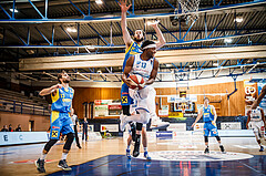 Basketball, bet-at-home Basketball Superliga 2020/21, Grunddurchgang, 6. Runde, Oberwart Gunners, SKN St. Pölten Basketball, Quincy Diggs (13)