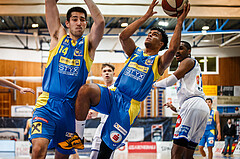 Basketball, bet-at-home Basketball Superliga 2020/21, Grunddurchgang 6. Runde, Oberwart Gunners, St. Pölten, Steven Kaltenbrunner (7)