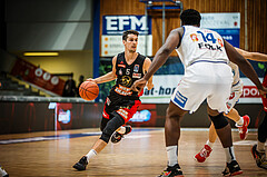 Basketball, bet-at-home Basketball Superliga 2021/22, Platzierungsrunde Spiel 10, Oberwart Gunners, BC GGMT Vienna, Bogic Vujosevic (5)