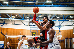 Basketball, bet-at-home Basketball Superliga 2021/22, Platzierungsrunde Spiel 10, Oberwart Gunners, BC GGMT Vienna, Michael Hughes (2)