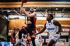 Basketball, bet-at-home Basketball Superliga 2021/22, Platzierungsrunde Spiel 10, Oberwart Gunners, BC GGMT Vienna, Jozo Rados (3)