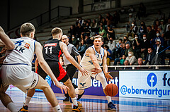 Basketball, bet-at-home Basketball Superliga 2021/22, Platzierungsrunde Spiel 10, Oberwart Gunners, BC GGMT Vienna, Edi Patekar (9)