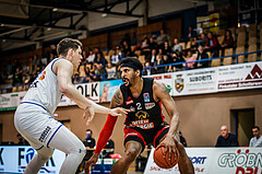 Basketball, bet-at-home Basketball Superliga 2021/22, Platzierungsrunde Spiel 10, Oberwart Gunners, BC GGMT Vienna, Michael Hughes (2)