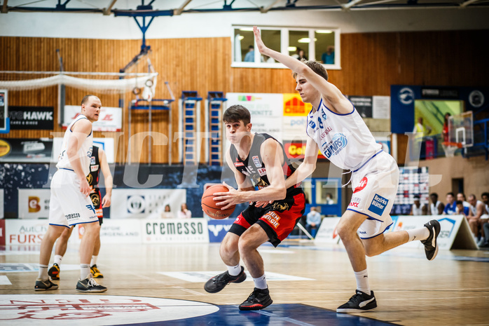 Basketball, bet-at-home Basketball Superliga 2021/22, Platzierungsrunde Spiel 10, Oberwart Gunners, BC GGMT Vienna, Darko Bozic (15)