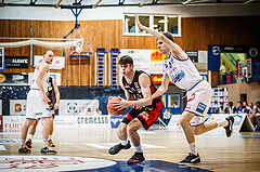 Basketball, bet-at-home Basketball Superliga 2021/22, Platzierungsrunde Spiel 10, Oberwart Gunners, BC GGMT Vienna, Darko Bozic (15)