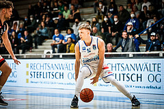 Basketball, bet-at-home Basketball Superliga 2021/22, Platzierungsrunde Spiel 10, Oberwart Gunners, BC GGMT Vienna, Jonathan Knessl (12)