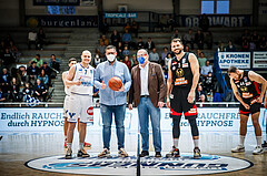 Basketball, bet-at-home Basketball Superliga 2021/22, Platzierungsrunde Spiel 10, Oberwart Gunners, BC GGMT Vienna, #featured patronanz