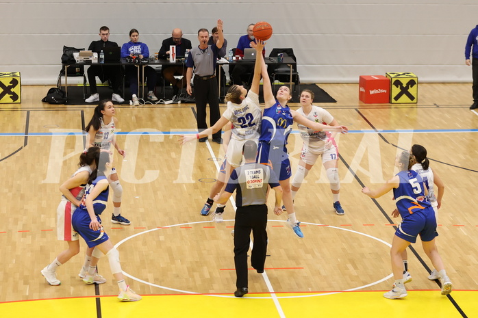 04.02.2023, Graz, Raiffeisen Sportpark, Basketball Damen Superliga 2022/23, Grunddurchgang 1.Runde, UBSC-DBBC Graz vs. DBB LZ OÖ,  