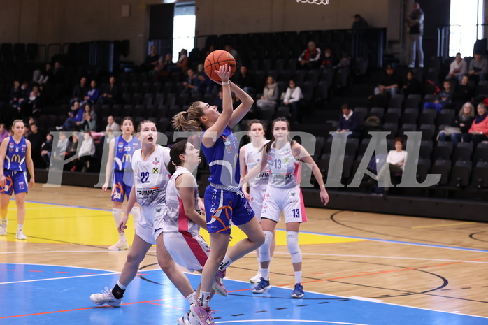 04.02.2023, Graz, Raiffeisen Sportpark, Basketball Damen Superliga 2022/23, Grunddurchgang 1.Runde, UBSC-DBBC Graz vs. DBB LZ OÖ,  