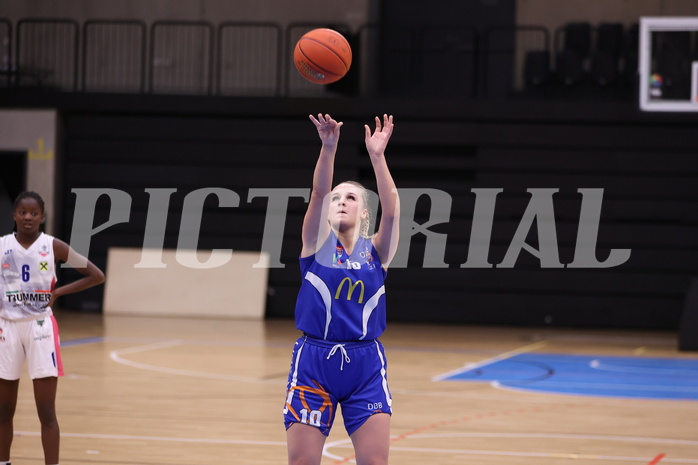 04.02.2023, Graz, Raiffeisen Sportpark, Basketball Damen Superliga 2022/23, Grunddurchgang 1.Runde, UBSC-DBBC Graz vs. DBB LZ OÖ,  