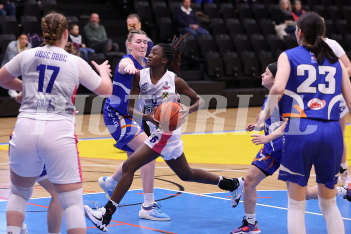 04.02.2023, Graz, Raiffeisen Sportpark, Basketball Damen Superliga 2022/23, Grunddurchgang 1.Runde, UBSC-DBBC Graz vs. DBB LZ OÖ,  