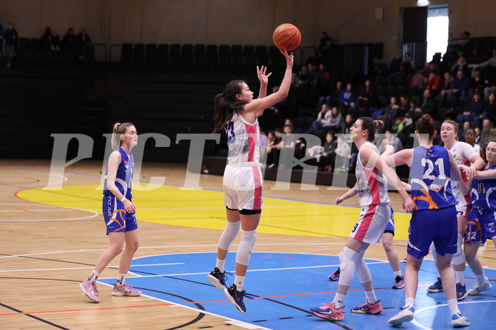 04.02.2023, Graz, Raiffeisen Sportpark, Basketball Damen Superliga 2022/23, Grunddurchgang 1.Runde, UBSC-DBBC Graz vs. DBB LZ OÖ,  