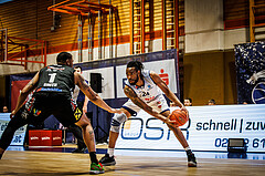 Basketball, win2day Basketball Superliga 2022/23, Grunddurchgang Runde 20, BBC Nord Dragonz, Flyers Wels, Aristide Boya (24)
