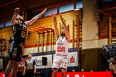 Basketball, win2day Basketball Superliga 2022/23, Grunddurchgang Runde 20, BBC Nord Dragonz, Flyers Wels, Petar Cosic (3)