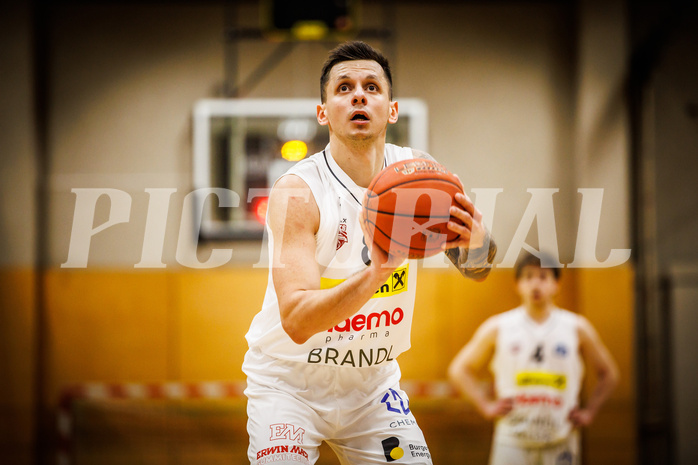 Basketball, Basketball Zweite Liga 2022/23, Grunddurchgang 15.Runde, Mattersburg Rocks, Güssing Jennersdorf Blackbirds, Petar Zivkovic (8)