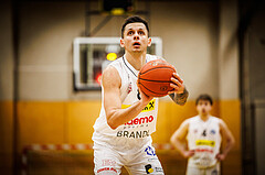 Basketball, Basketball Zweite Liga 2022/23, Grunddurchgang 15.Runde, Mattersburg Rocks, Güssing Jennersdorf Blackbirds, Petar Zivkovic (8)
