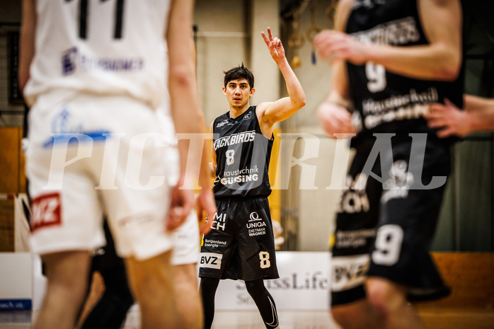 Basketball, Basketball Zweite Liga 2022/23, Grunddurchgang 15.Runde, Mattersburg Rocks, Güssing Jennersdorf Blackbirds, B. Koch (8)