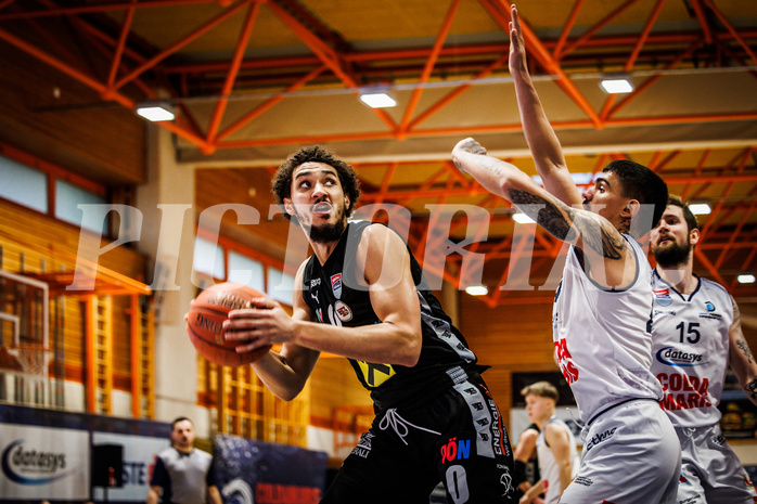Basketball, win2day Basketball Superliga 2022/23, Grunddurchgang Runde 20, BBC Nord Dragonz, Flyers Wels, C. Jeter (0)