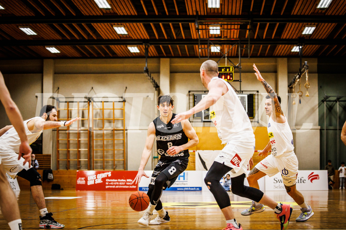 Basketball, Basketball Zweite Liga 2022/23, Grunddurchgang 15.Runde, Mattersburg Rocks, Güssing Jennersdorf Blackbirds, B. Koch (8)