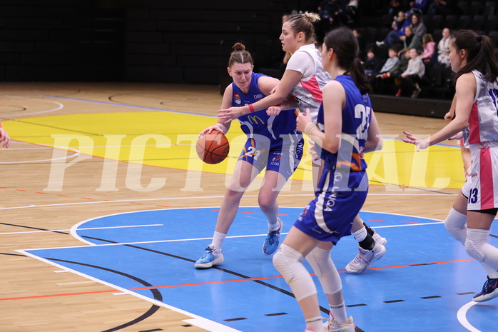 04.02.2023, Graz, Raiffeisen Sportpark, Basketball Damen Superliga 2022/23, Grunddurchgang 1.Runde, UBSC-DBBC Graz vs. DBB LZ OÖ,  