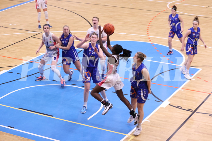 04.02.2023, Graz, Raiffeisen Sportpark, Basketball Damen Superliga 2022/23, Grunddurchgang 1.Runde, UBSC-DBBC Graz vs. DBB LZ OÖ,  