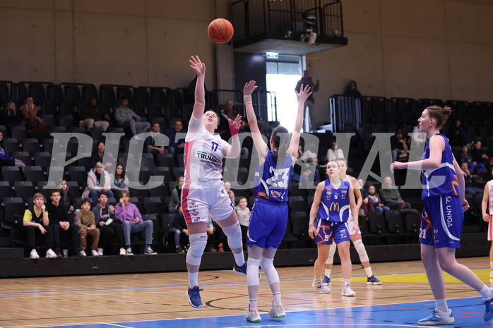 04.02.2023, Graz, Raiffeisen Sportpark, Basketball Damen Superliga 2022/23, Grunddurchgang 1.Runde, UBSC-DBBC Graz vs. DBB LZ OÖ,  