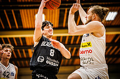 Basketball, Basketball Zweite Liga 2022/23, Grunddurchgang 15.Runde, Mattersburg Rocks, Güssing Jennersdorf Blackbirds, B. Koch (8)