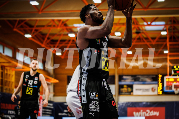 Basketball, win2day Basketball Superliga 2022/23, Grunddurchgang Runde 20, BBC Nord Dragonz, Flyers Wels, A. Awosika (10)