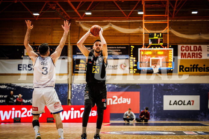 Basketball, win2day Basketball Superliga 2022/23, Grunddurchgang Runde 20, BBC Nord Dragonz, Flyers Wels, A. Gydra (13)