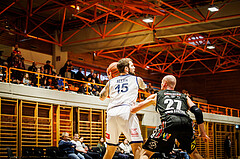 Basketball, win2day Basketball Superliga 2022/23, Grunddurchgang Runde 20, BBC Nord Dragonz, Flyers Wels, Nicolas Scott Allen (15)