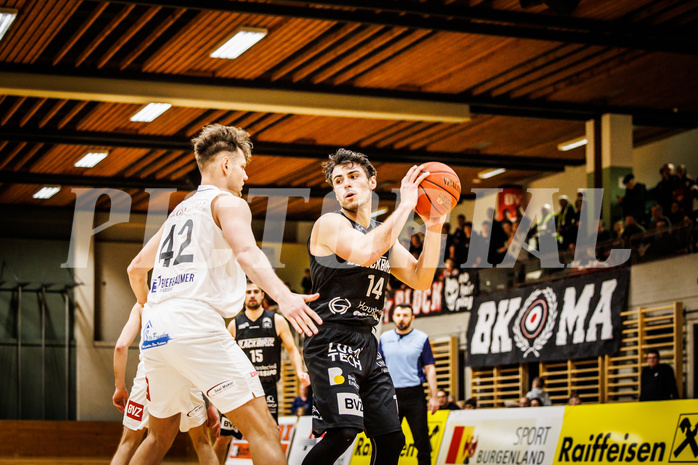Basketball, Basketball Zweite Liga 2022/23, Grunddurchgang 15.Runde, Mattersburg Rocks, Güssing Jennersdorf Blackbirds, C. Astl (14)