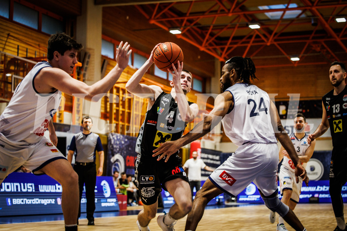 Basketball, win2day Basketball Superliga 2022/23, Grunddurchgang Runde 20, BBC Nord Dragonz, Flyers Wels, G. Tepic (4)