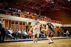 Basketball, win2day Basketball Superliga 2022/23, Grunddurchgang Runde 20, BBC Nord Dragonz, Flyers Wels, Petar Cosic (3)