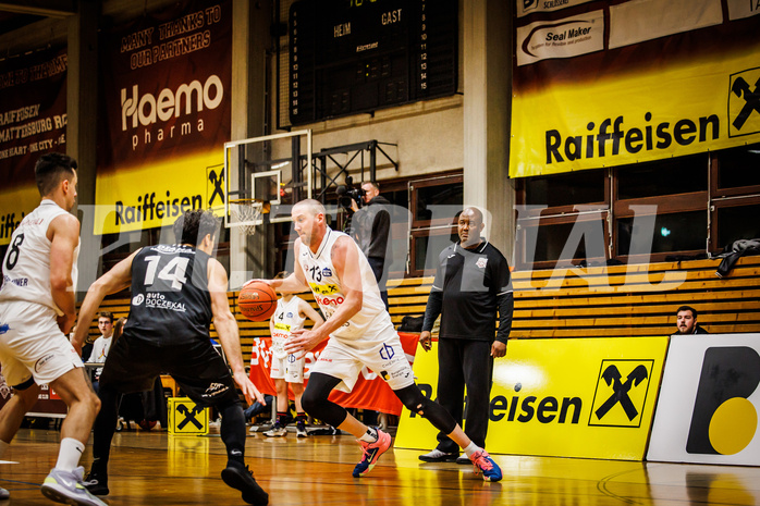 Basketball, Basketball Zweite Liga 2022/23, Grunddurchgang 15.Runde, Mattersburg Rocks, Güssing Jennersdorf Blackbirds, Corey Hallett (13)