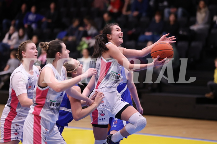 04.02.2023, Graz, Raiffeisen Sportpark, Basketball Damen Superliga 2022/23, Grunddurchgang 1.Runde, UBSC-DBBC Graz vs. DBB LZ OÖ,  