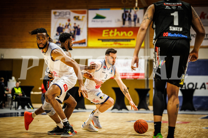 Basketball, win2day Basketball Superliga 2022/23, Grunddurchgang Runde 20, BBC Nord Dragonz, Flyers Wels, Petar Cosic (3)