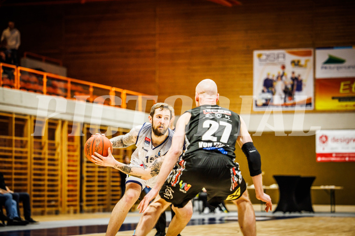 Basketball, win2day Basketball Superliga 2022/23, Grunddurchgang Runde 20, BBC Nord Dragonz, Flyers Wels, Nicolas Scott Allen (15)