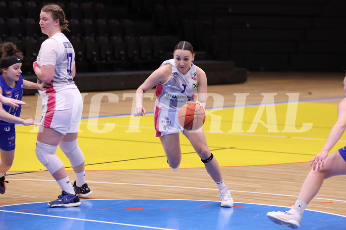 04.02.2023, Graz, Raiffeisen Sportpark, Basketball Damen Superliga 2022/23, Grunddurchgang 1.Runde, UBSC-DBBC Graz vs. DBB LZ OÖ,  