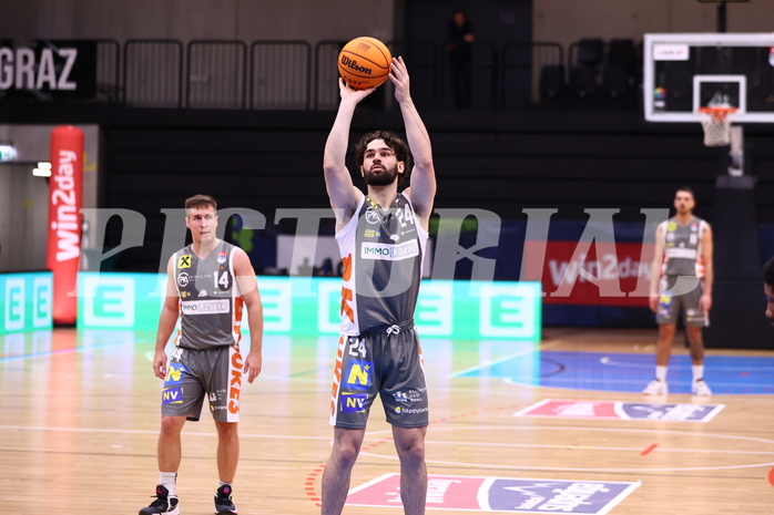 11.11.2023, Graz, Raiffeisen Sportpark Graz, Basketball Superliga 2023/24, Grunddurchgang, Runde 7, UBSC Raiffeisen Graz vs.  BK IMMOunited Dukes