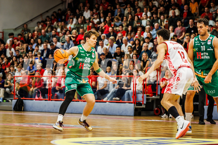 Basketball, win2day Basketball Superliga 2024/25, Grunddurchgang 1.Runde, Traiskirchen Lions, Kapfenberg Bulls, 