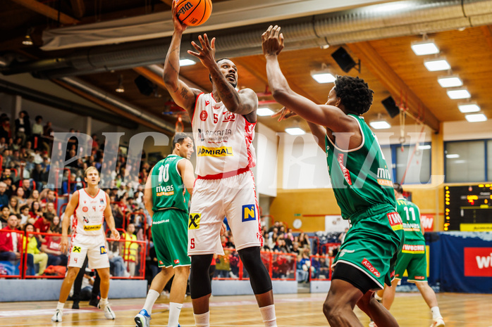 Basketball, win2day Basketball Superliga 2024/25, Grunddurchgang 1.Runde, Traiskirchen Lions, Kapfenberg Bulls, 