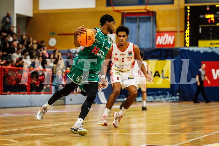 Basketball, win2day Basketball Superliga 2024/25, Grunddurchgang 1.Runde, Traiskirchen Lions, Kapfenberg Bulls, 
